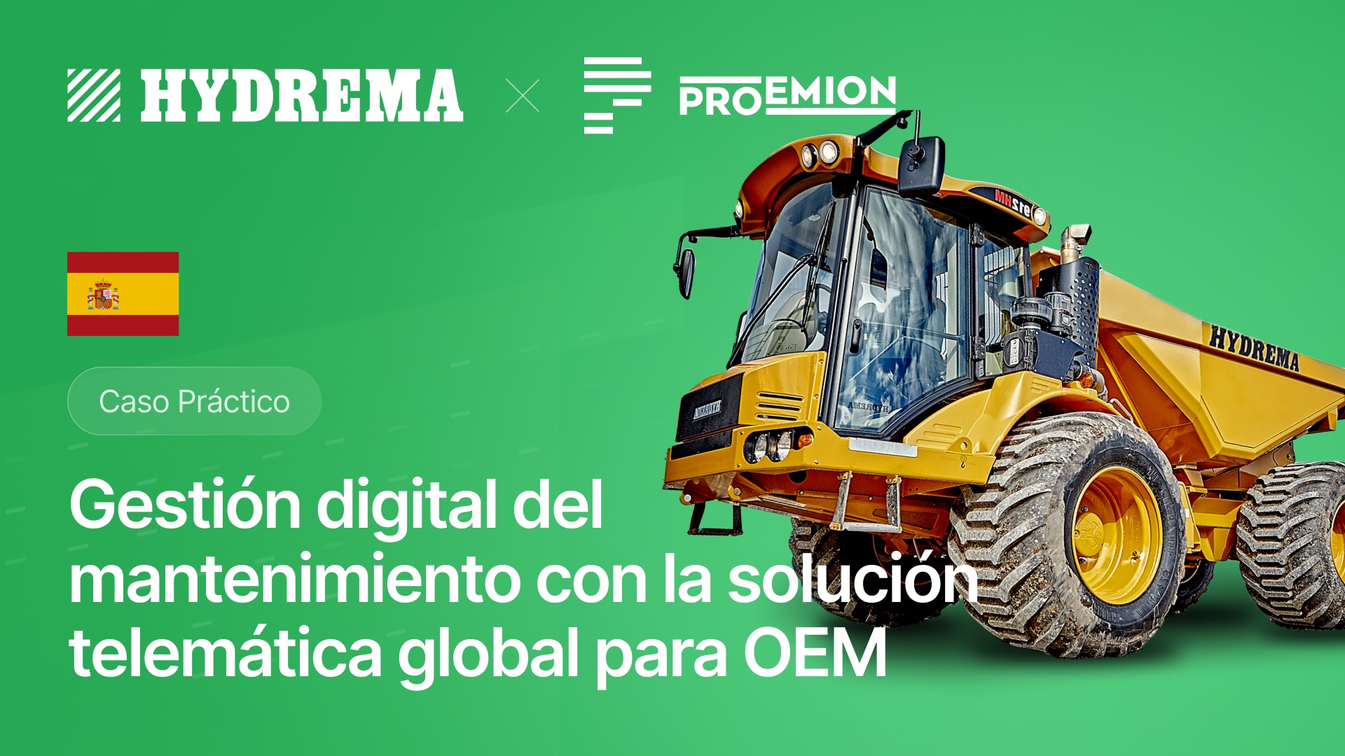 Una historia de éxito de Hydrema con Proemion telematics